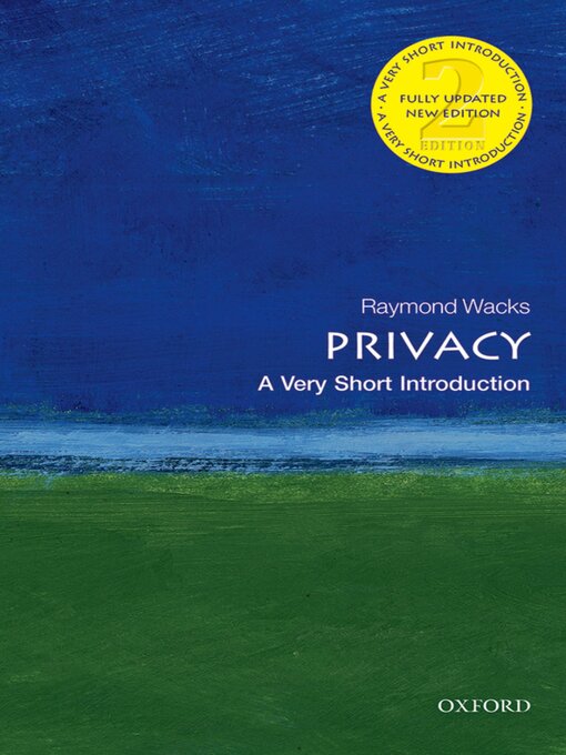 Title details for Privacy by Raymond Wacks - Available